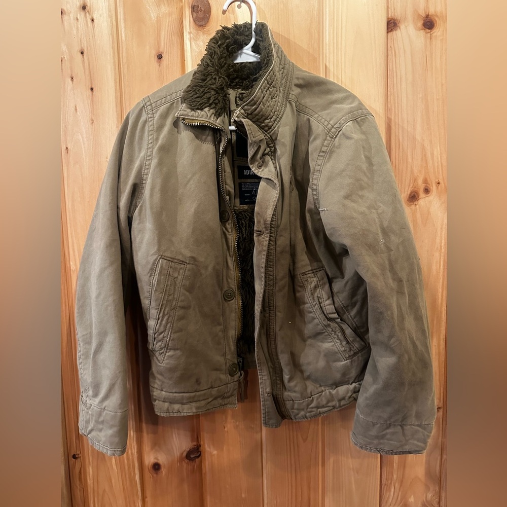 Abercrombie Kids L Fur Lined Jacket